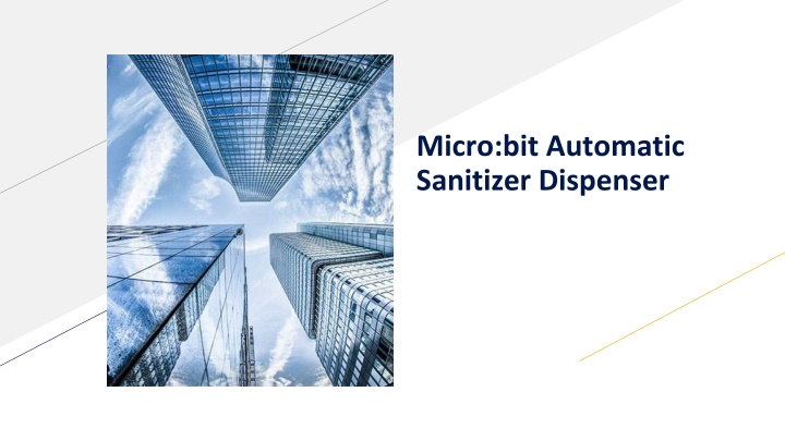 micro bit automatic sanitizer dispenser n.w