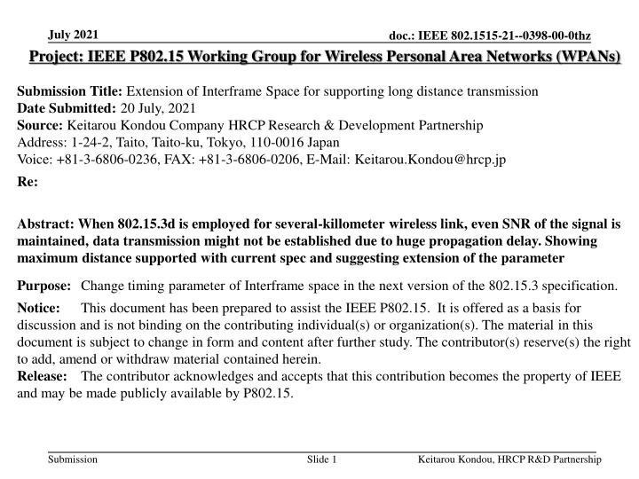 july 2021 project ieee p802 15 working group n.w