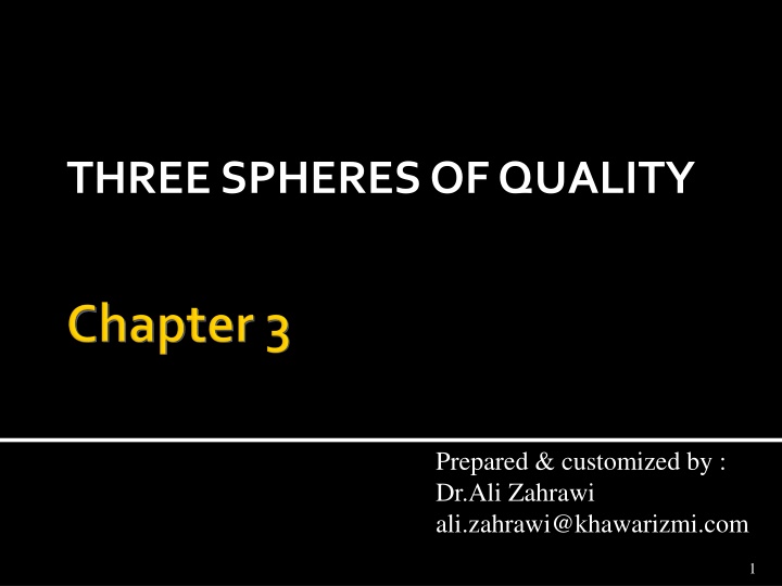 three spheres of quality n.w
