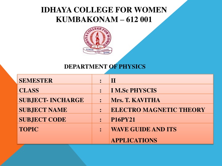 idhaya college for women kumbakonam 612 001 n.w