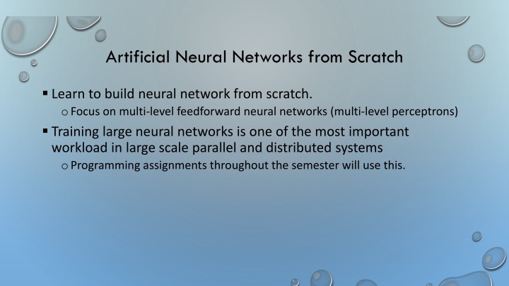 Building Neural Networks from Scratch: Focus on Multi-level Perceptrons