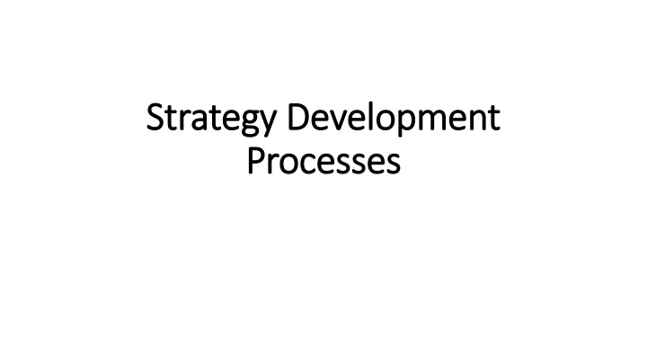 strategy strategy development development n.w