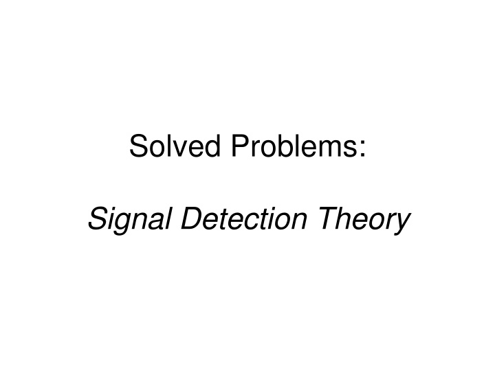 solved problems n.w