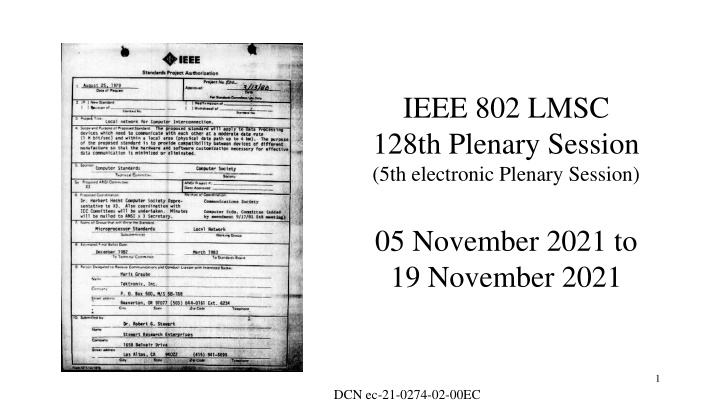 ieee 802 lmsc 128th plenary session n.w