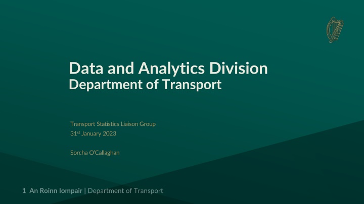 data and analytics division department n.w