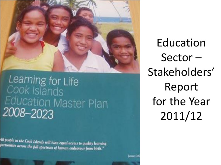 education sector stakeholders report for the year n.w