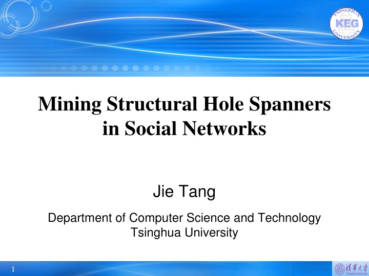 mining structural hole spanners in social networks n.w