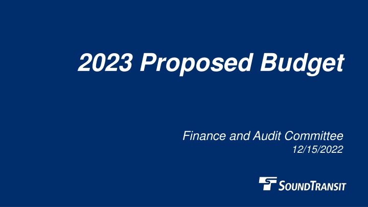 2023 proposed budget n.w