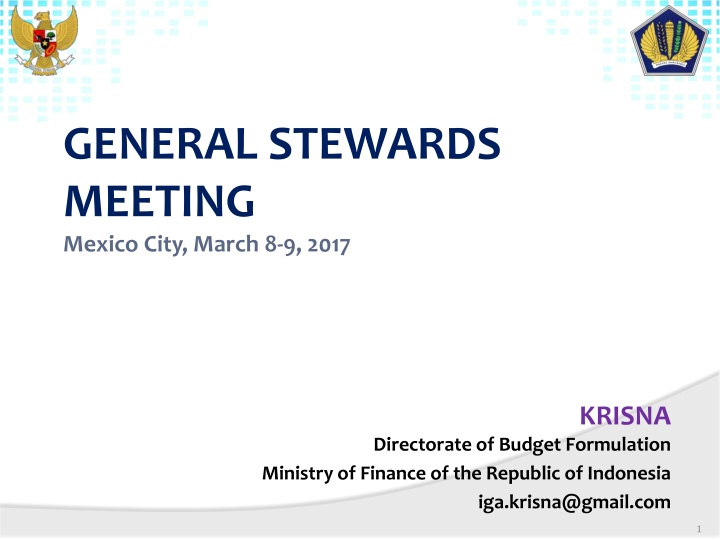 general stewards meeting mexico city march n.w