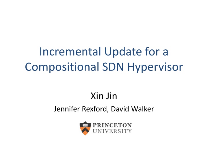 incremental update for a compositional n.w