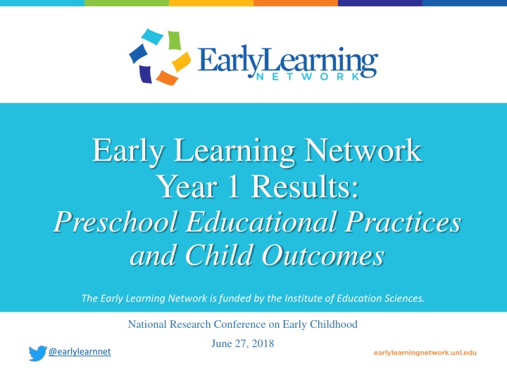 early learning network year 1 results preschool n.w