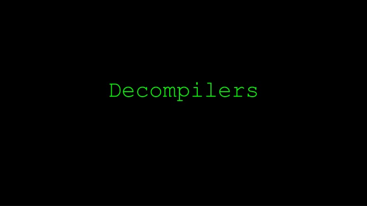 decompilers n.w