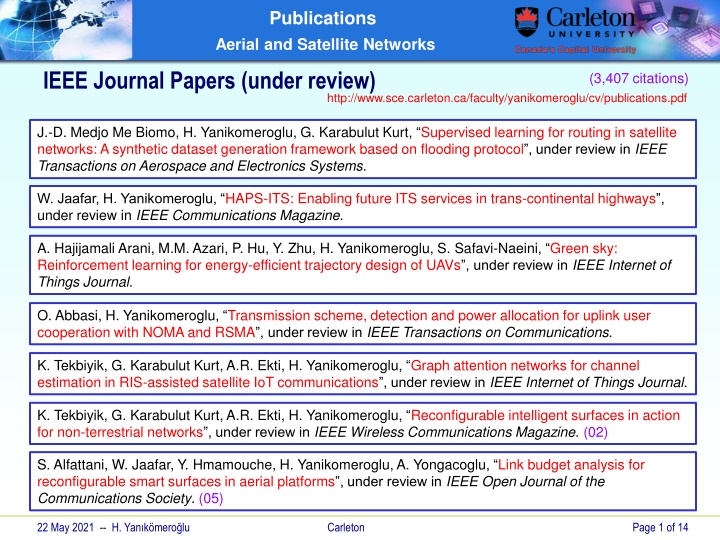 publications aerial and satellite networks n.w