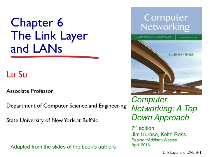 chapter 6 the link layer and lans n.w