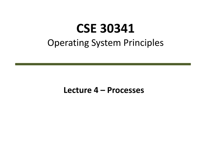 cse 30341 operating system principles n.w