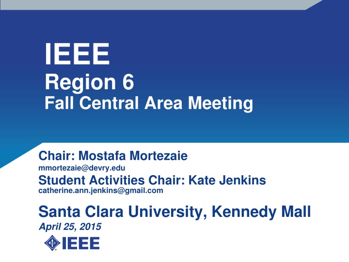 ieee region 6 fall central area meeting n.w