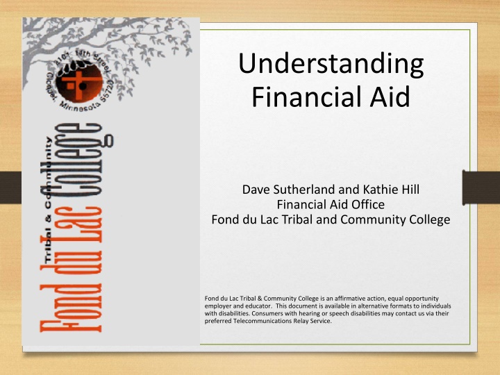 understanding financial aid n.w