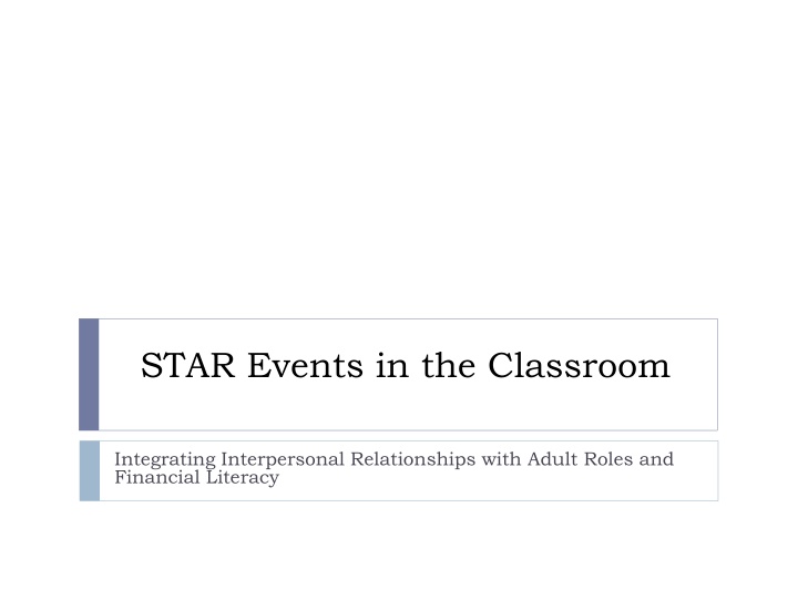 star events in the classroom n.w