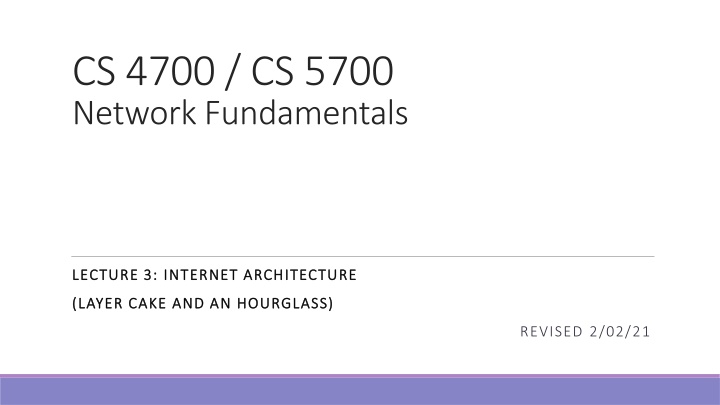 cs 4700 cs 5700 network fundamentals n.w