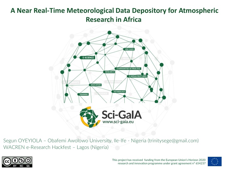 a near real time meteorological data depository n.w