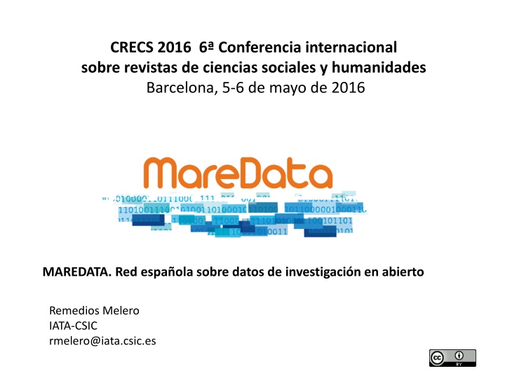 crecs 2016 6 conferencia internacional sobre n.w