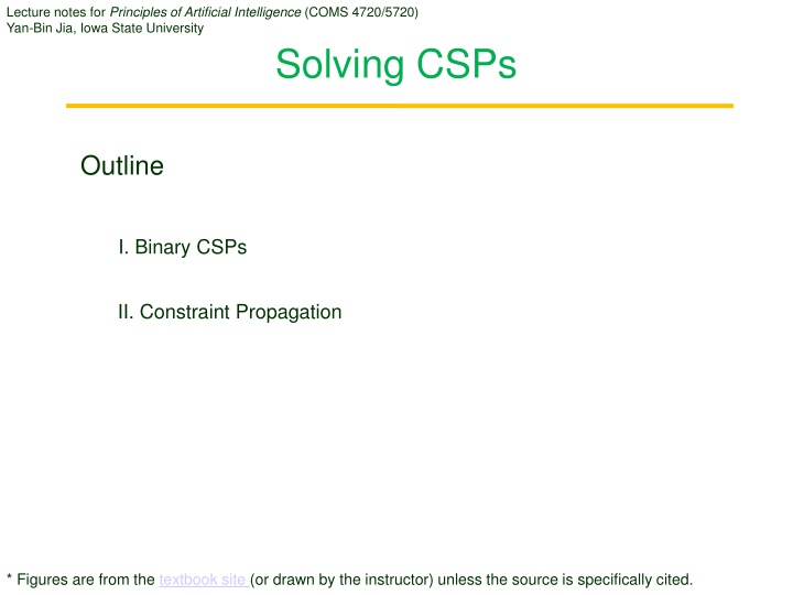 lecture notes for principles of artificial n.w