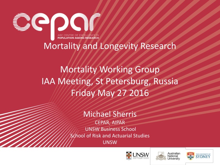 mortality and longevity research n.w