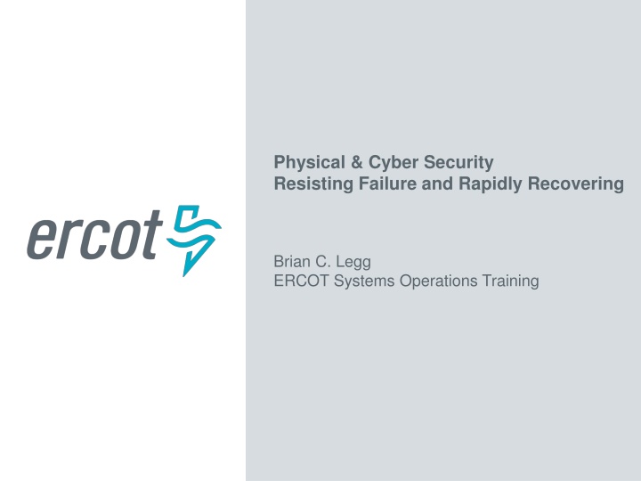physical cyber security resisting failure n.w
