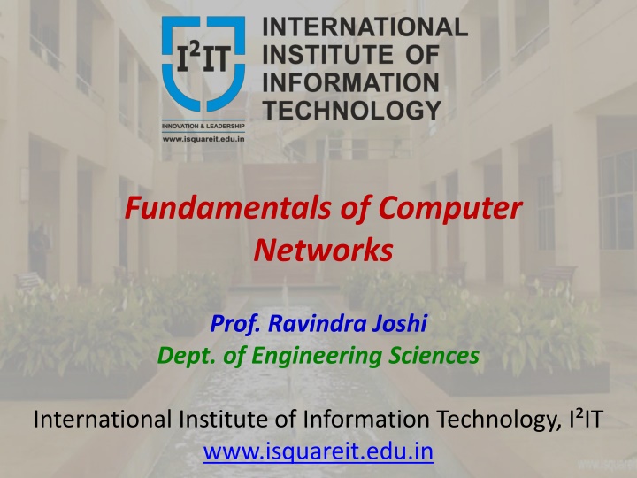 fundamentals of computer networks n.w