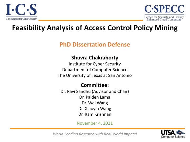 feasibility analysis of access control policy n.w