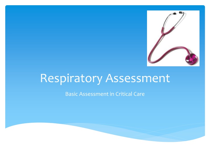 respiratory assessment n.w
