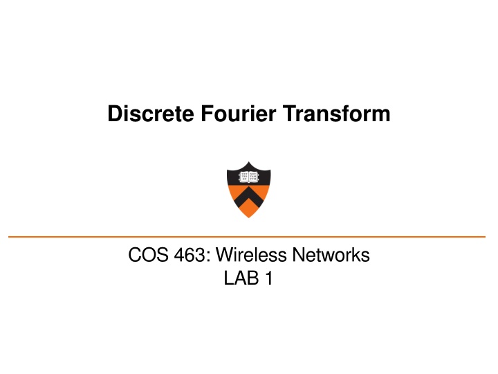 discrete fourier transform n.w