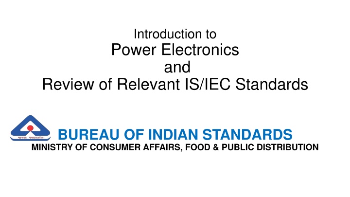 introduction to power electronics and n.w