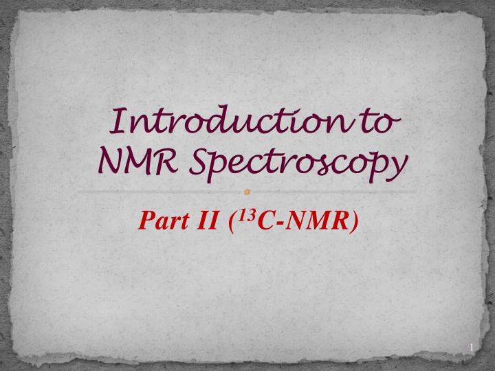 introduction to nmr spectroscopy n.w