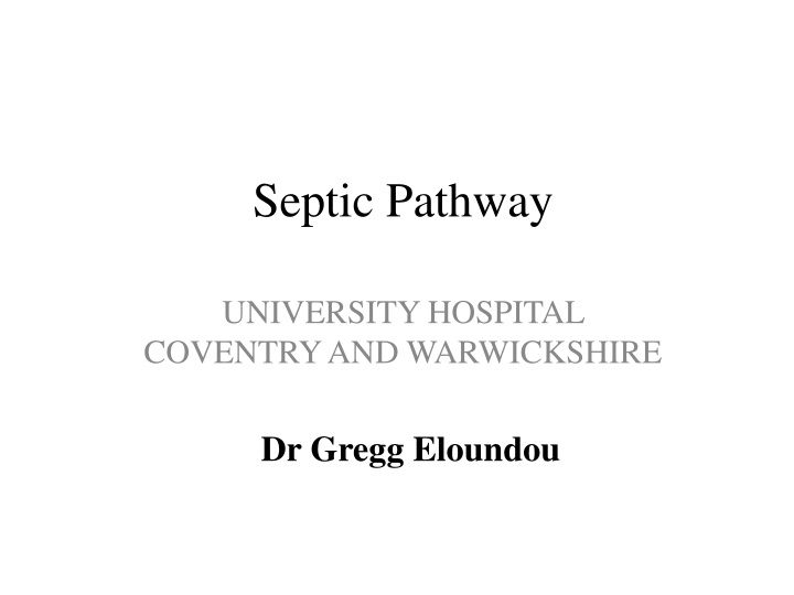 septic pathway n.w