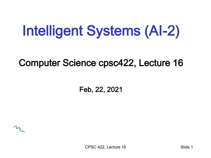 intelligent systems ai intelligent systems ai 2 2 n.w