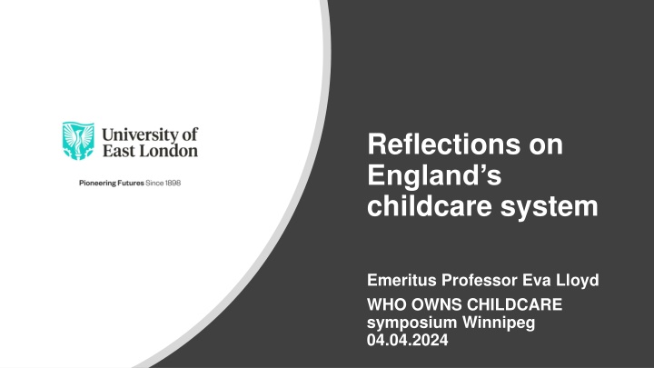 reflections on england s childcare system n.w