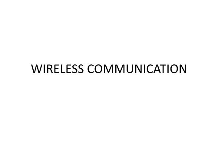 wireless communication n.w
