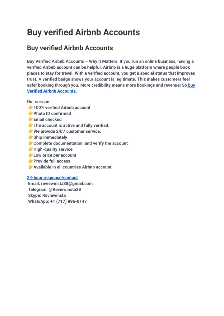 buy verified airbnb accounts n.w