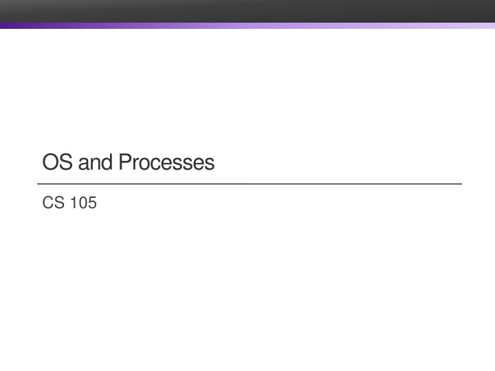os and processes n.w