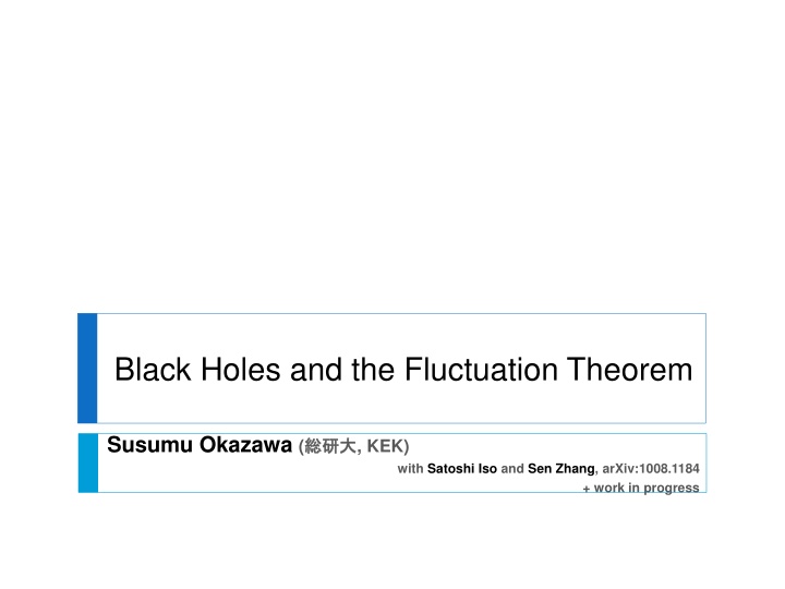 black holes and the fluctuation theorem n.w