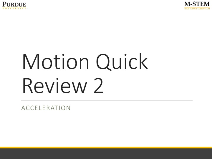 motion quick review 2 n.w