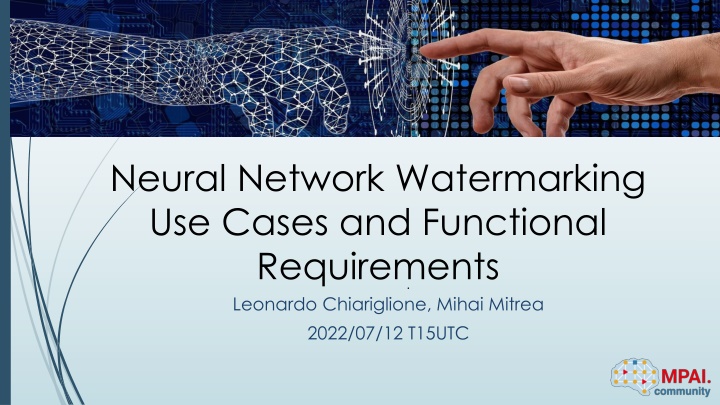 neural network watermarking use cases n.w