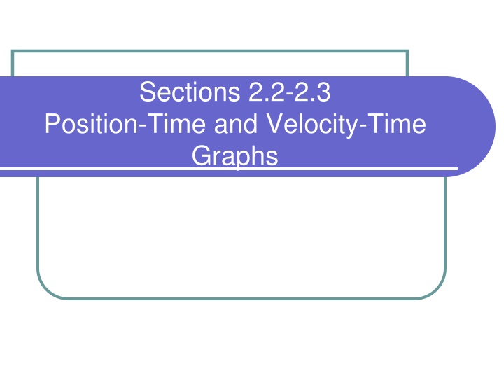 sections 2 2 2 3 position time and velocity time n.w