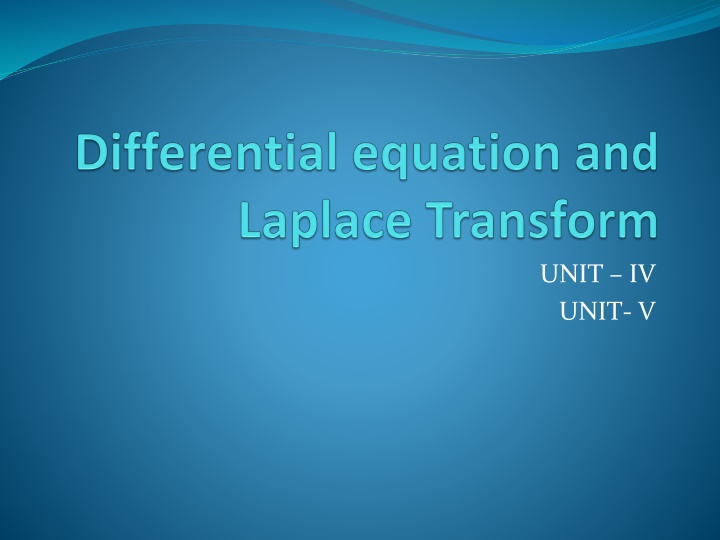 unit iv unit v n.w