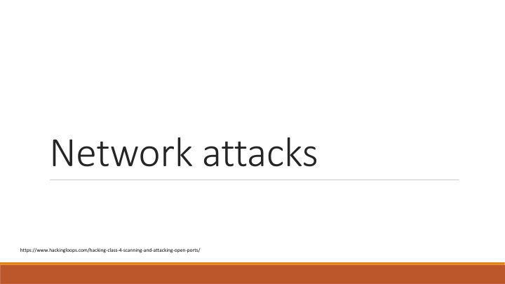 network attacks n.w