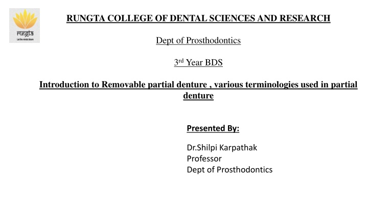 rungta college of dental sciences and research n.w