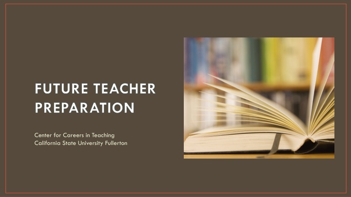 future teacher preparation n.w