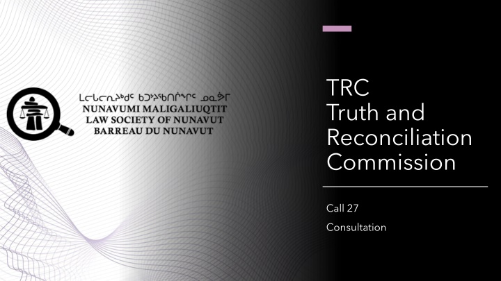 trc truth and reconciliation commission n.w