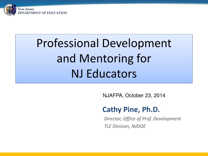 new jersey department of education n.w